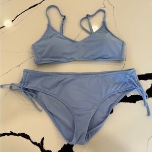 Hurley Light Blue Bikini Set L
